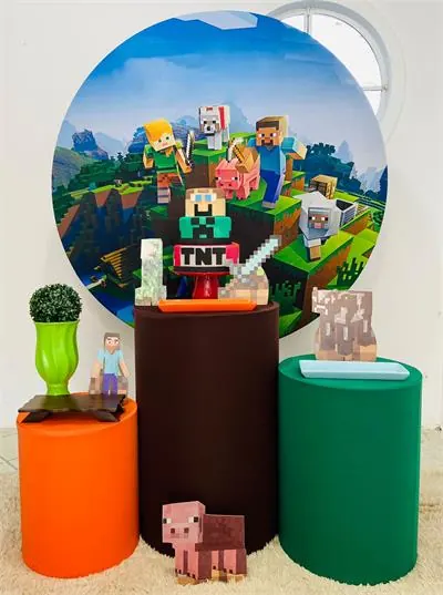 Decoração Minecraft Pegue e Monte em Curitiba
